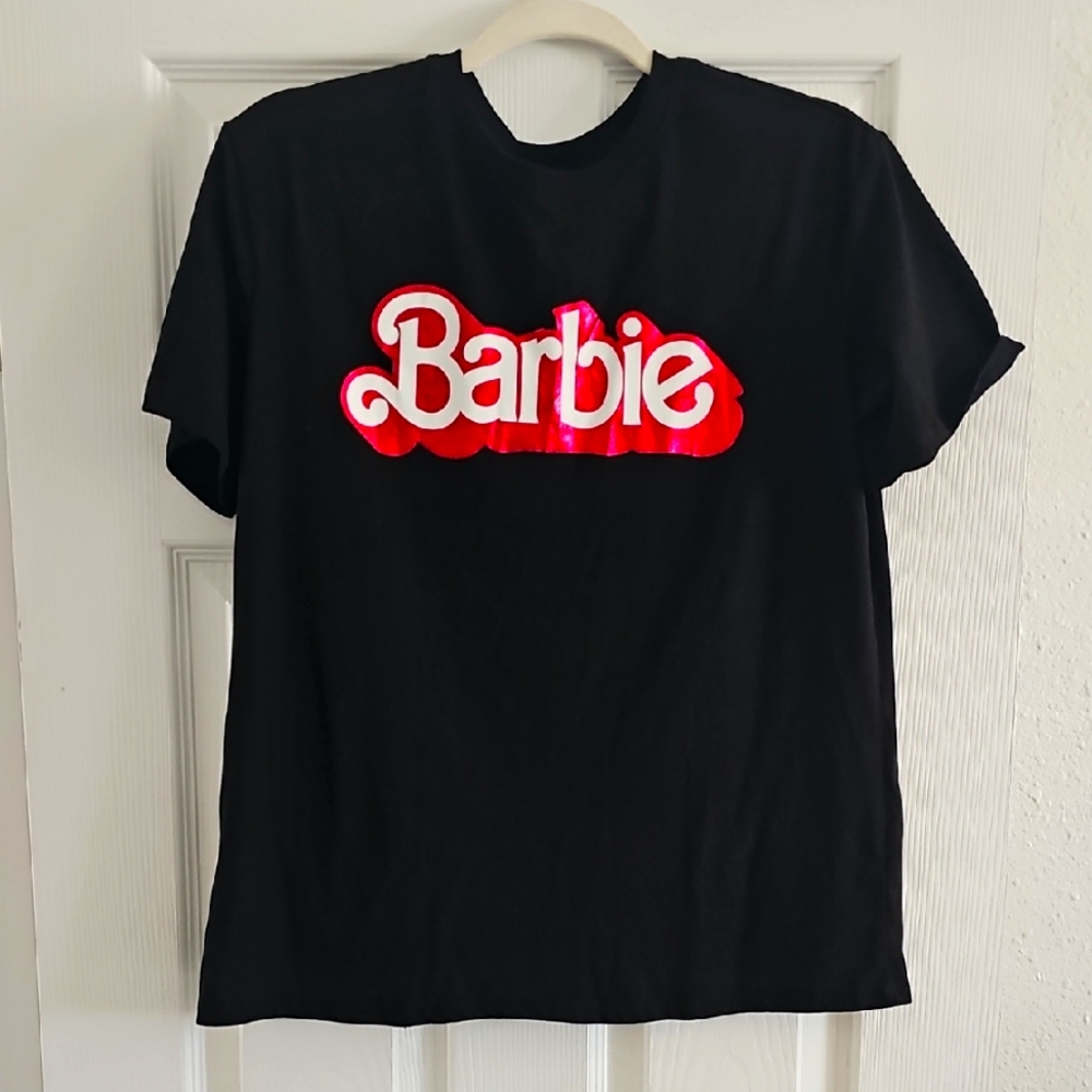 Barbie Kids Black T-Shirt